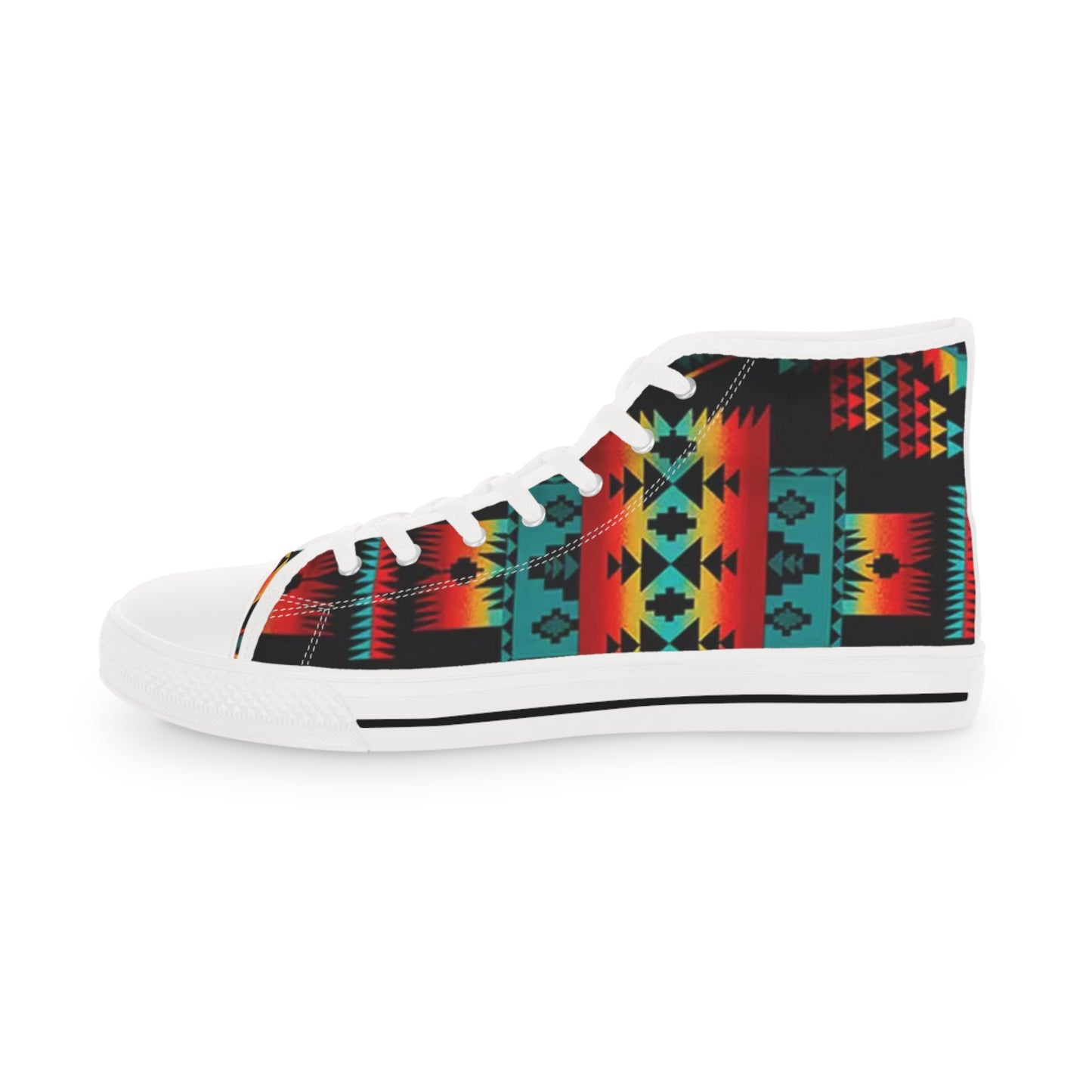 Men’s Tribal Print High Top Sneakers