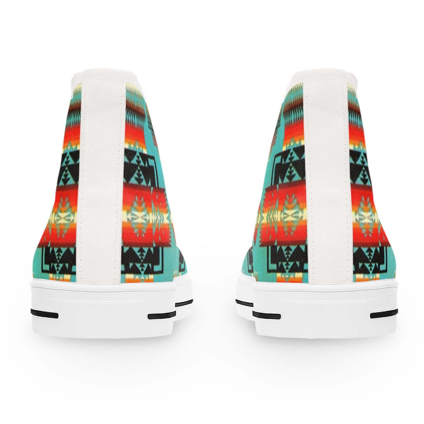 Tribal Print Women's High Top Sneakers