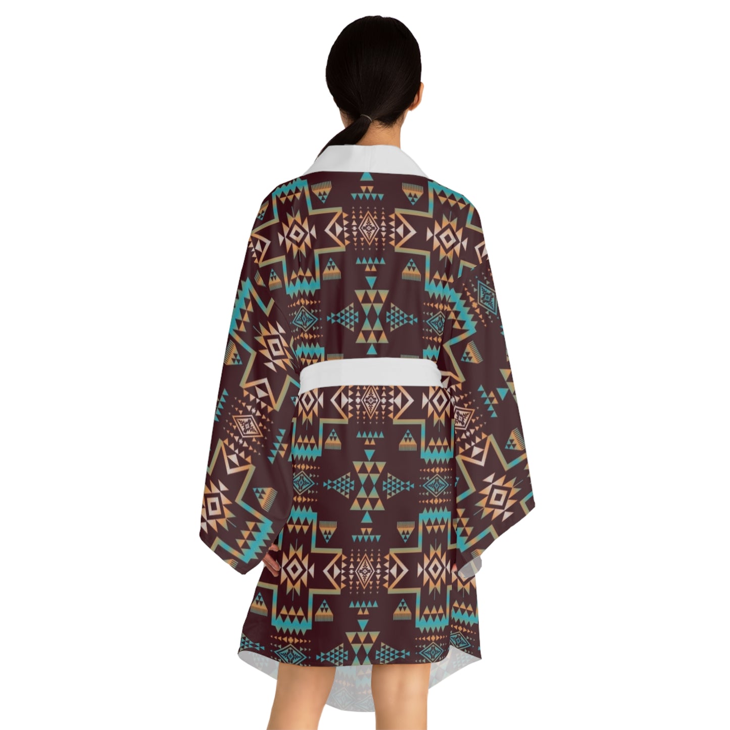 Southwestern Style Kimono Robe – Long Sleeve