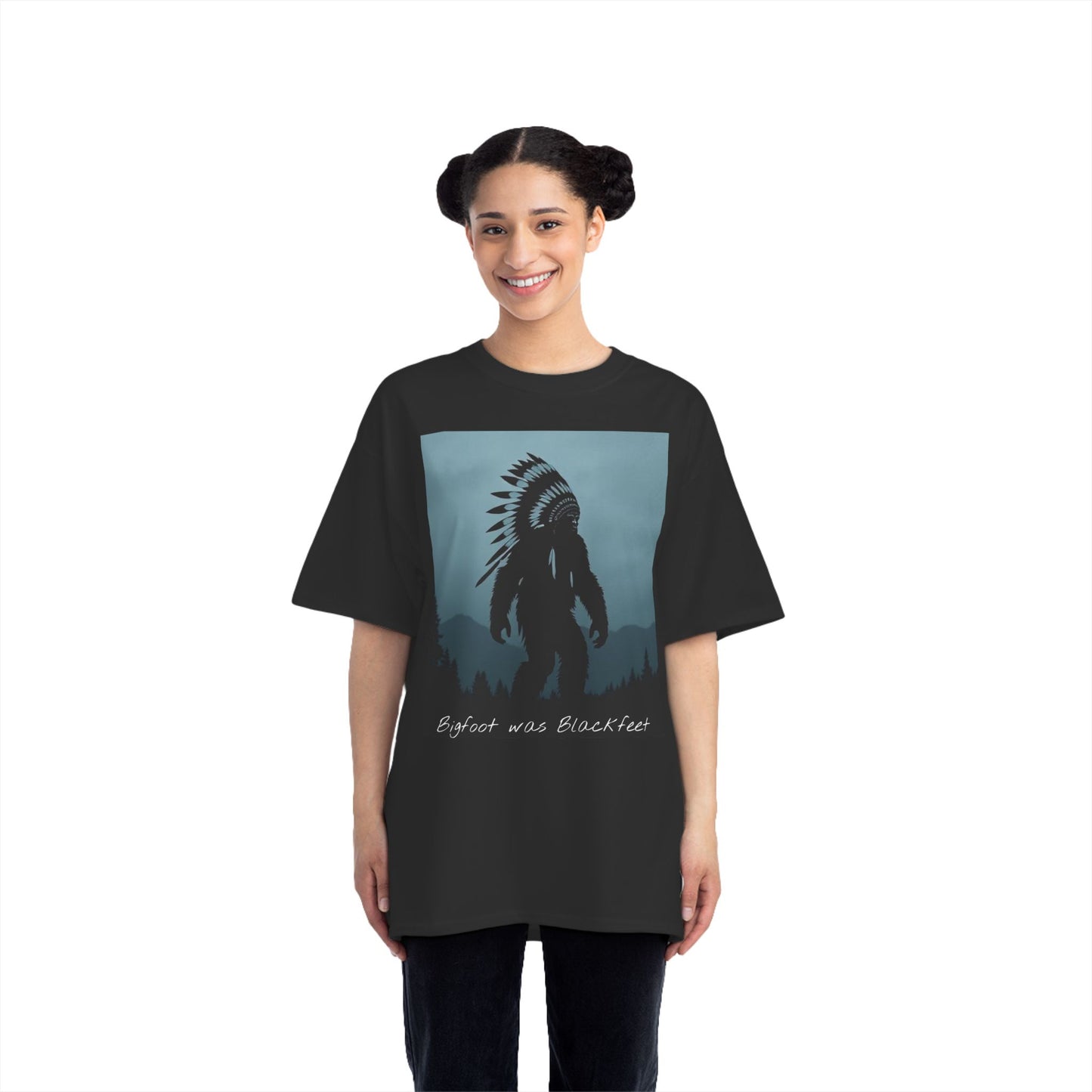 Bigfoot was Blackfeet Tribal Tee
