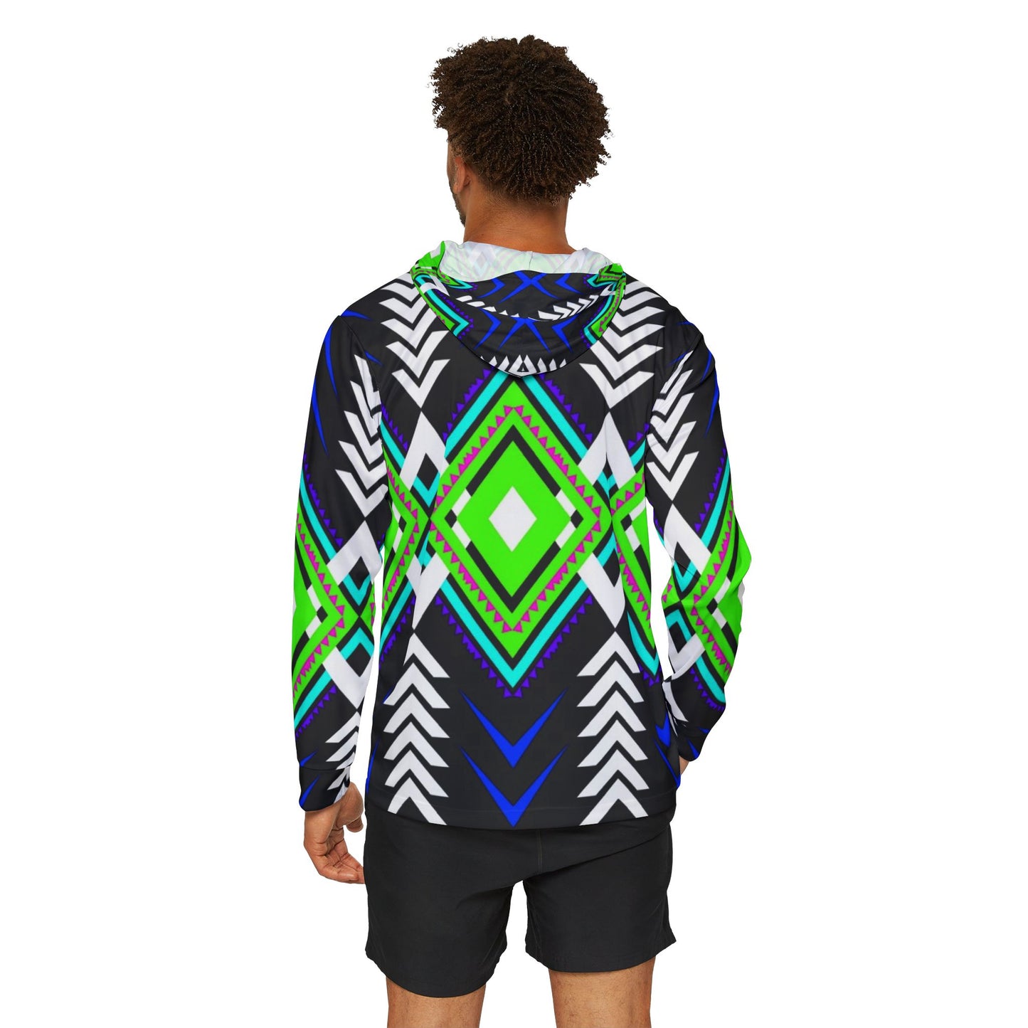 Vibrant Men's Sports Warmup Hoodie