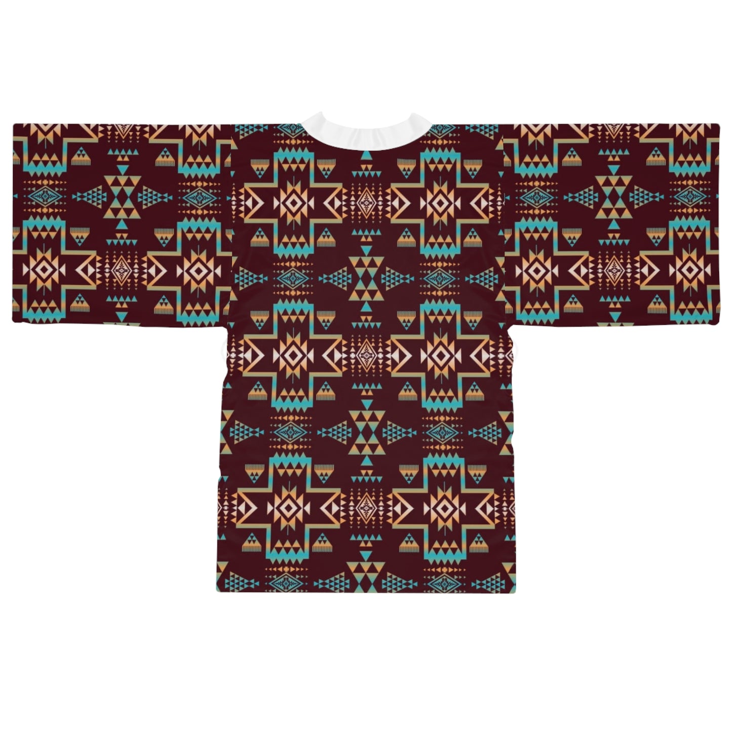 Southwestern Style Kimono Robe – Long Sleeve