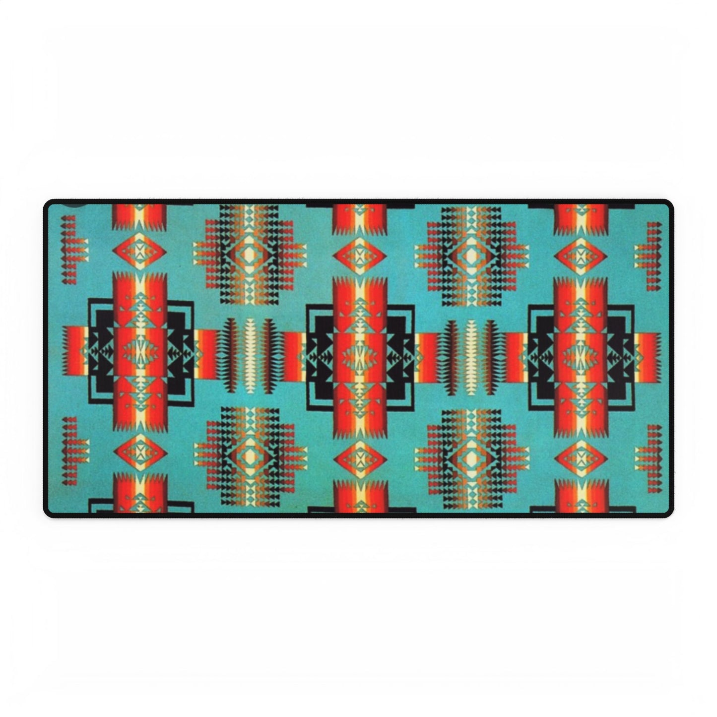 Tribal print desk mat