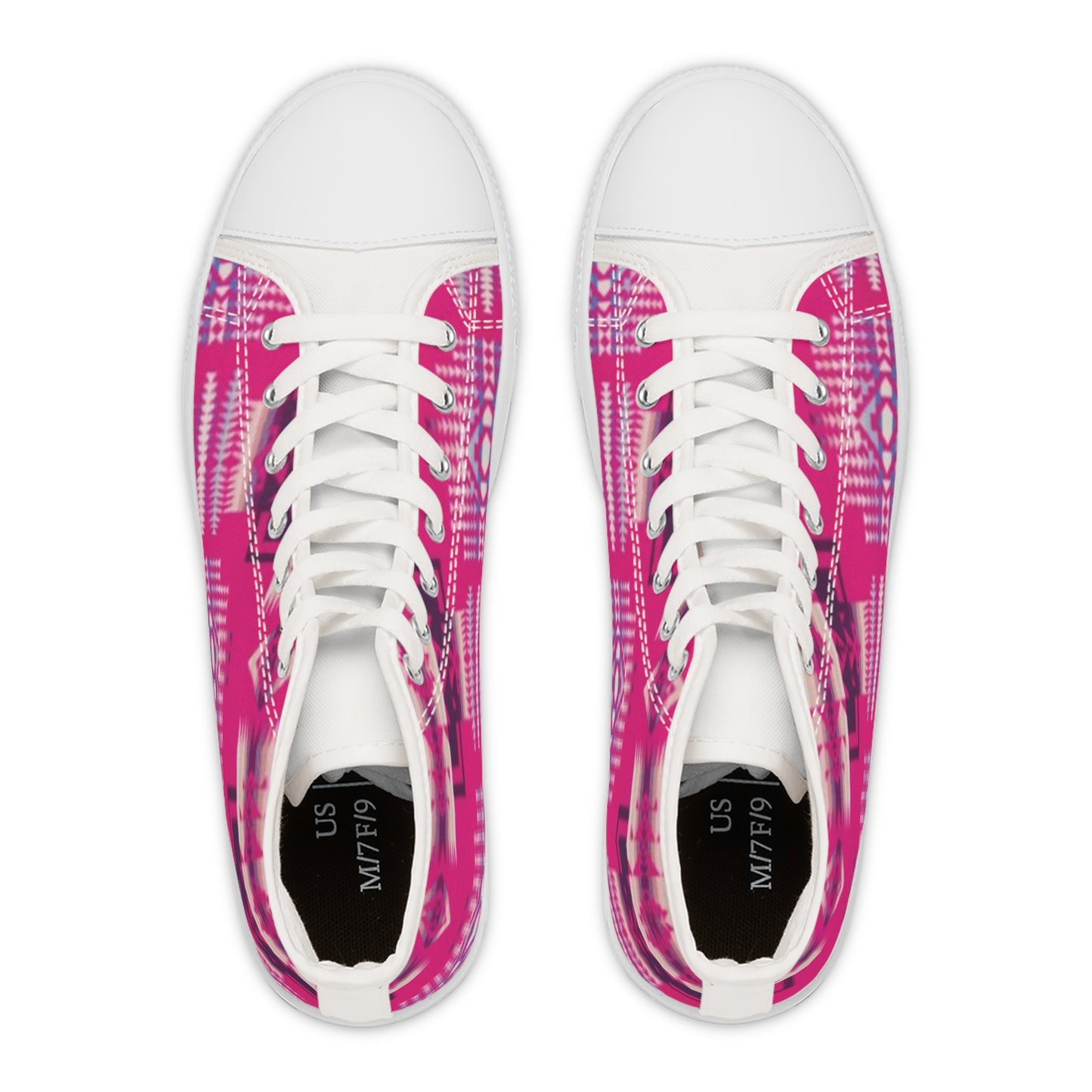 Tribal Print Women’s High Top Sneakers