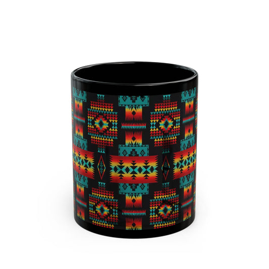 Tribal print coffee mug