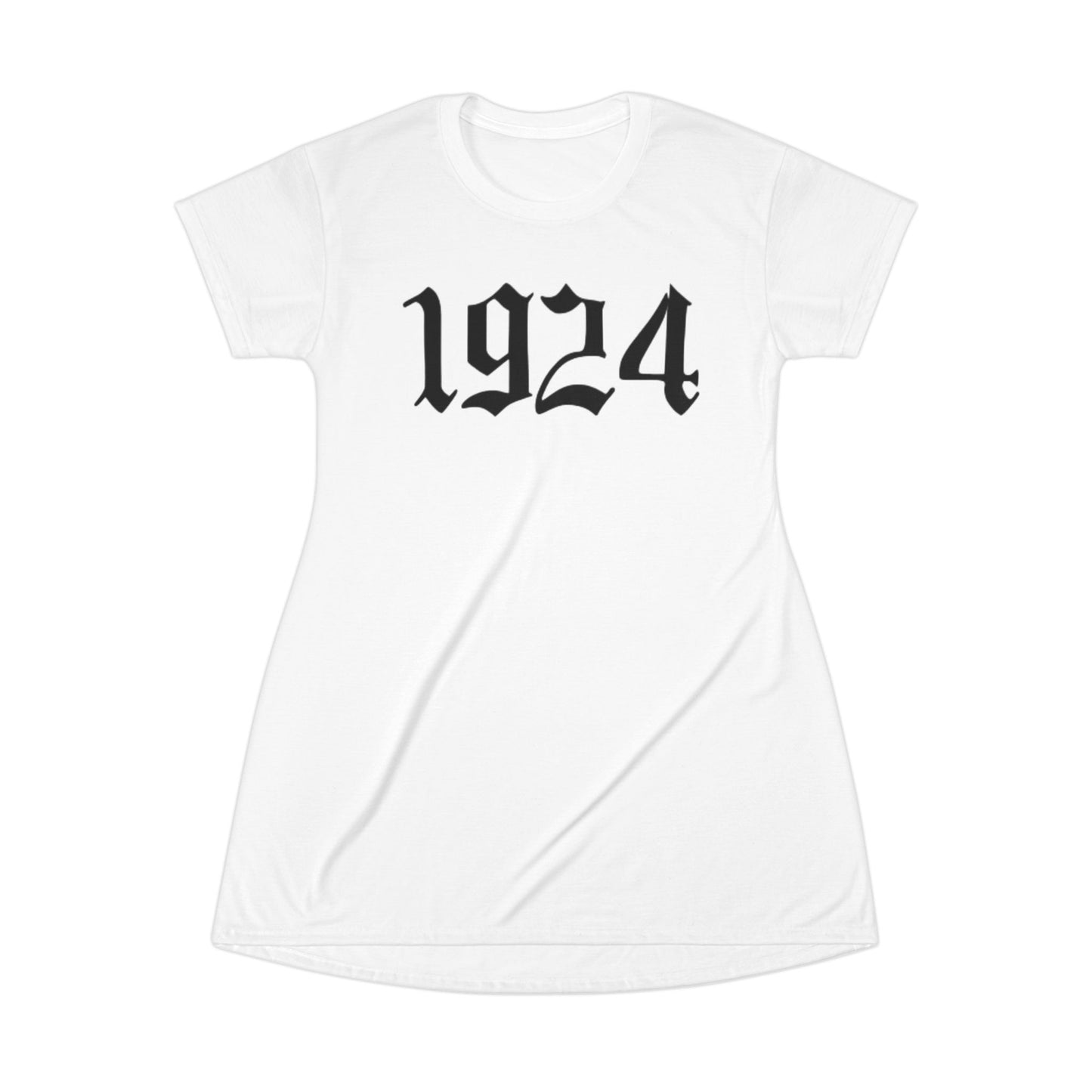 Vintage Year T-Shirt Dress - 1924