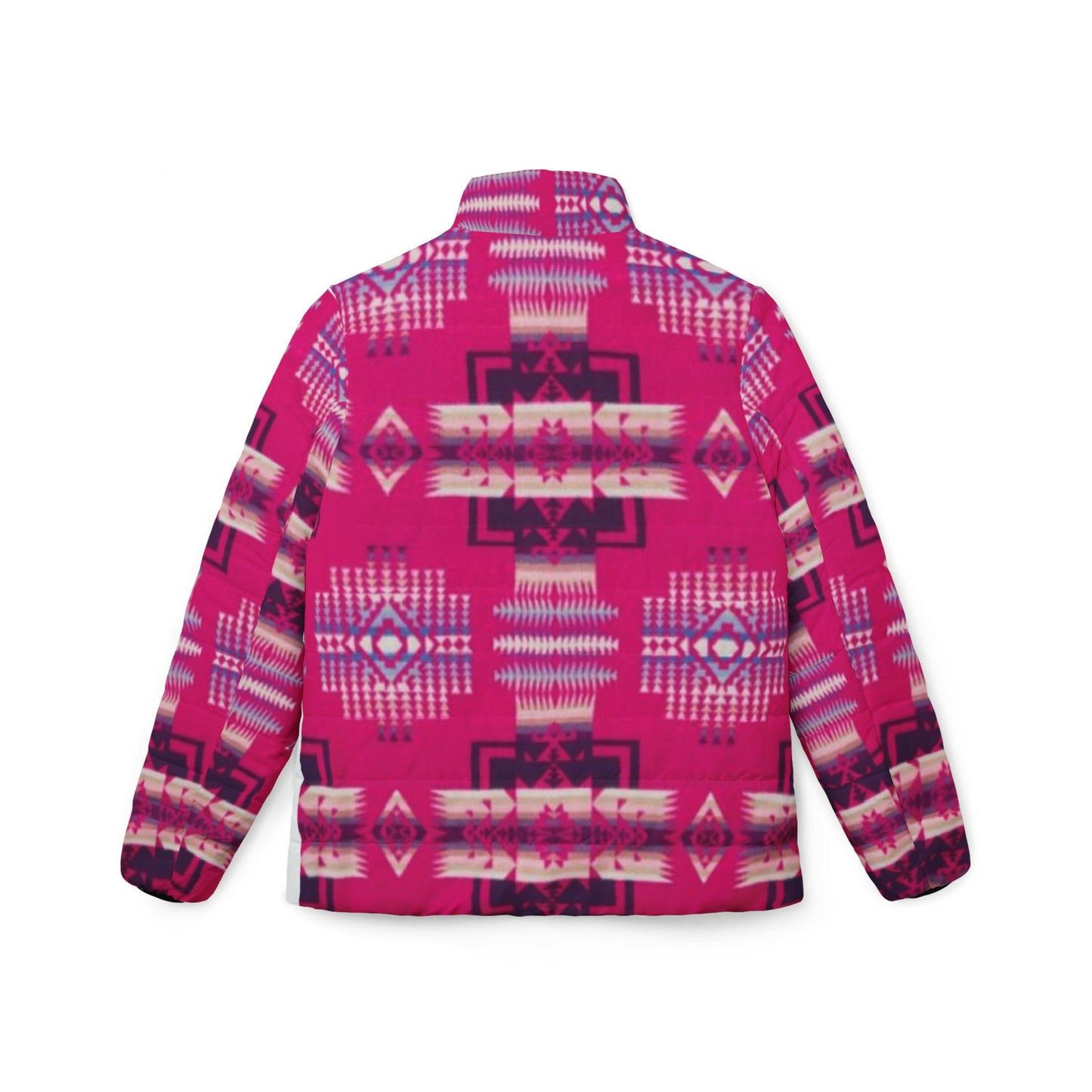 Tribal Print Women’s Puffer Jacket