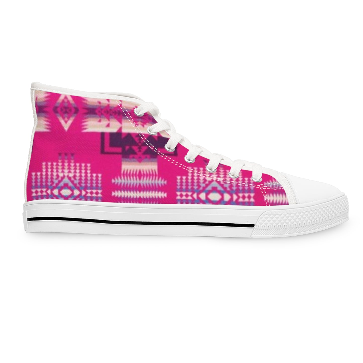 Tribal Print Women’s High Top Sneakers