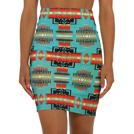 Tribal Print Skirt