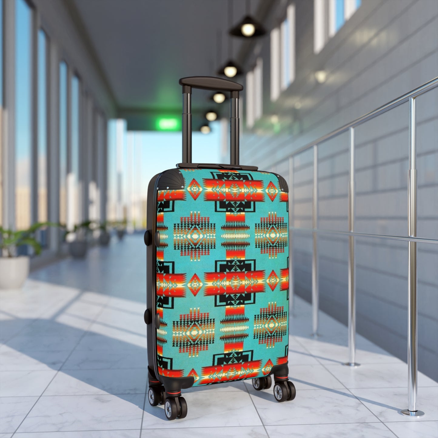Tribal Print Suitcases