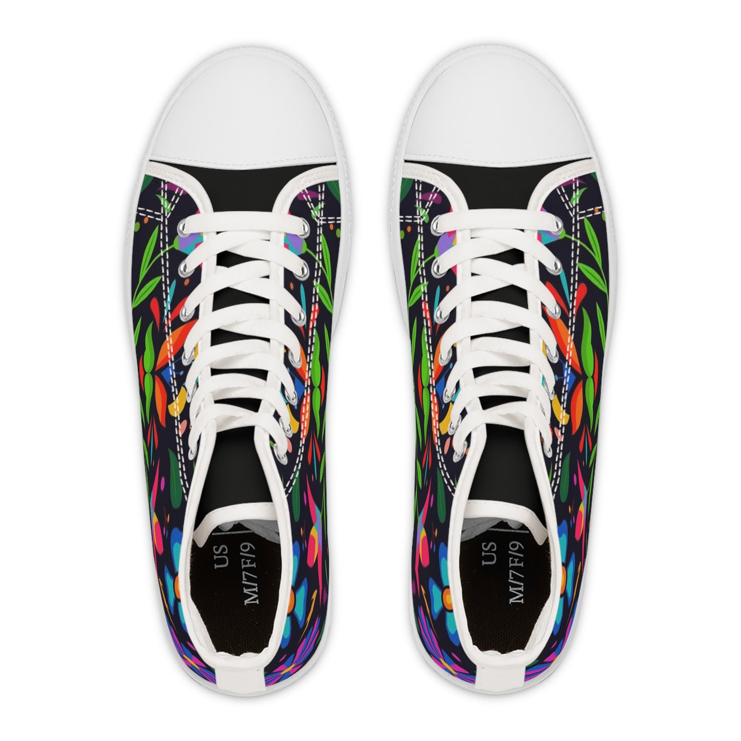 Floral High Top Sneakers