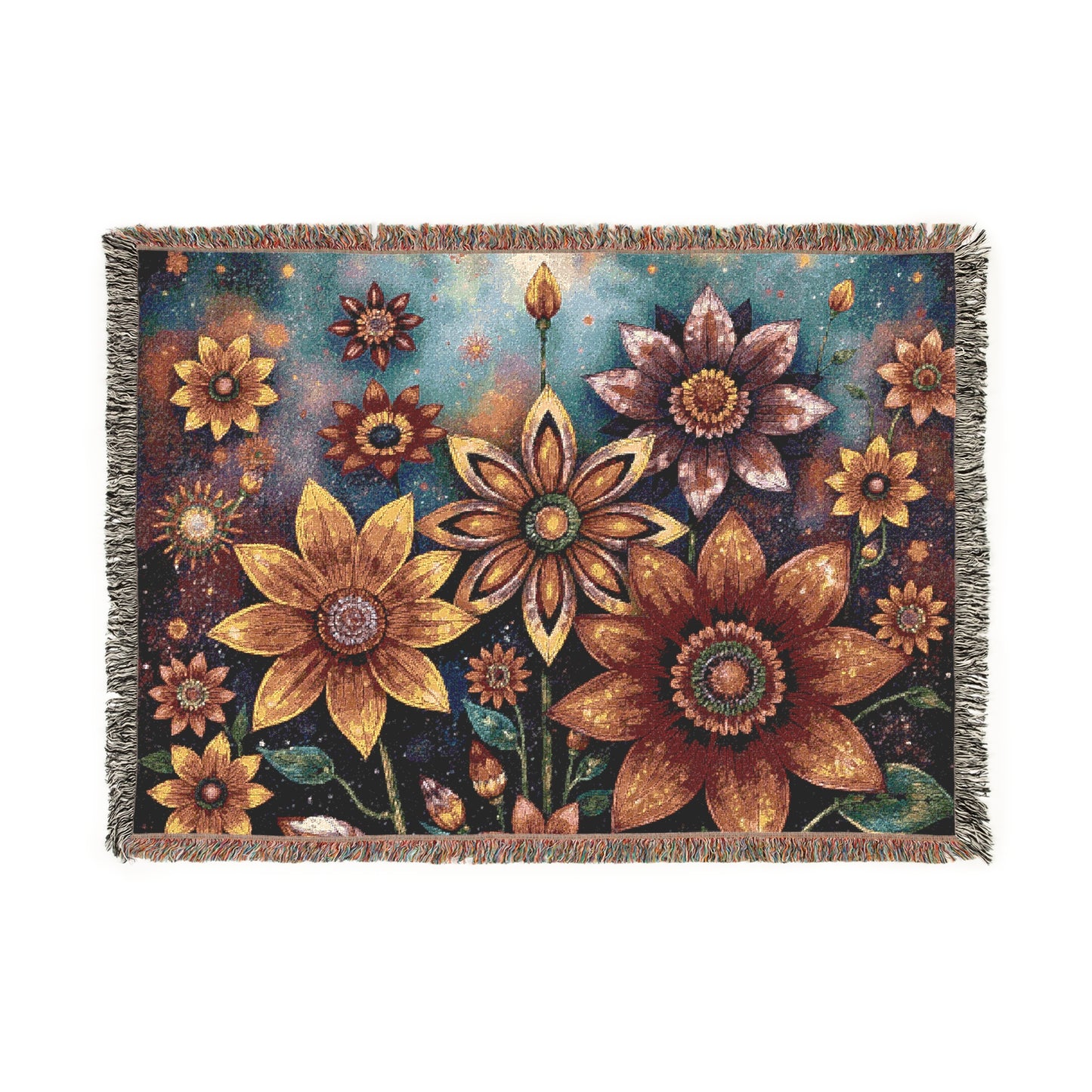 Floral Woven Blanket