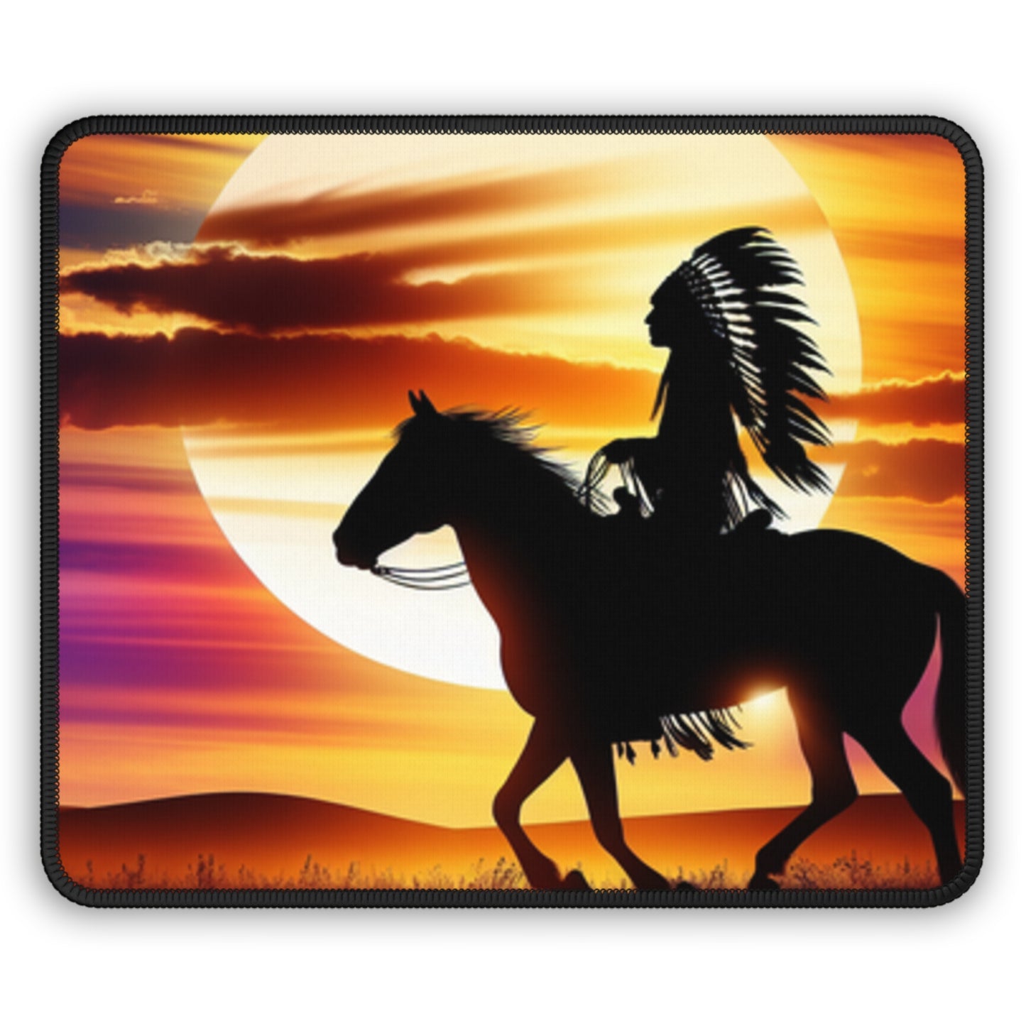 Sunset Horse Mouse Pad