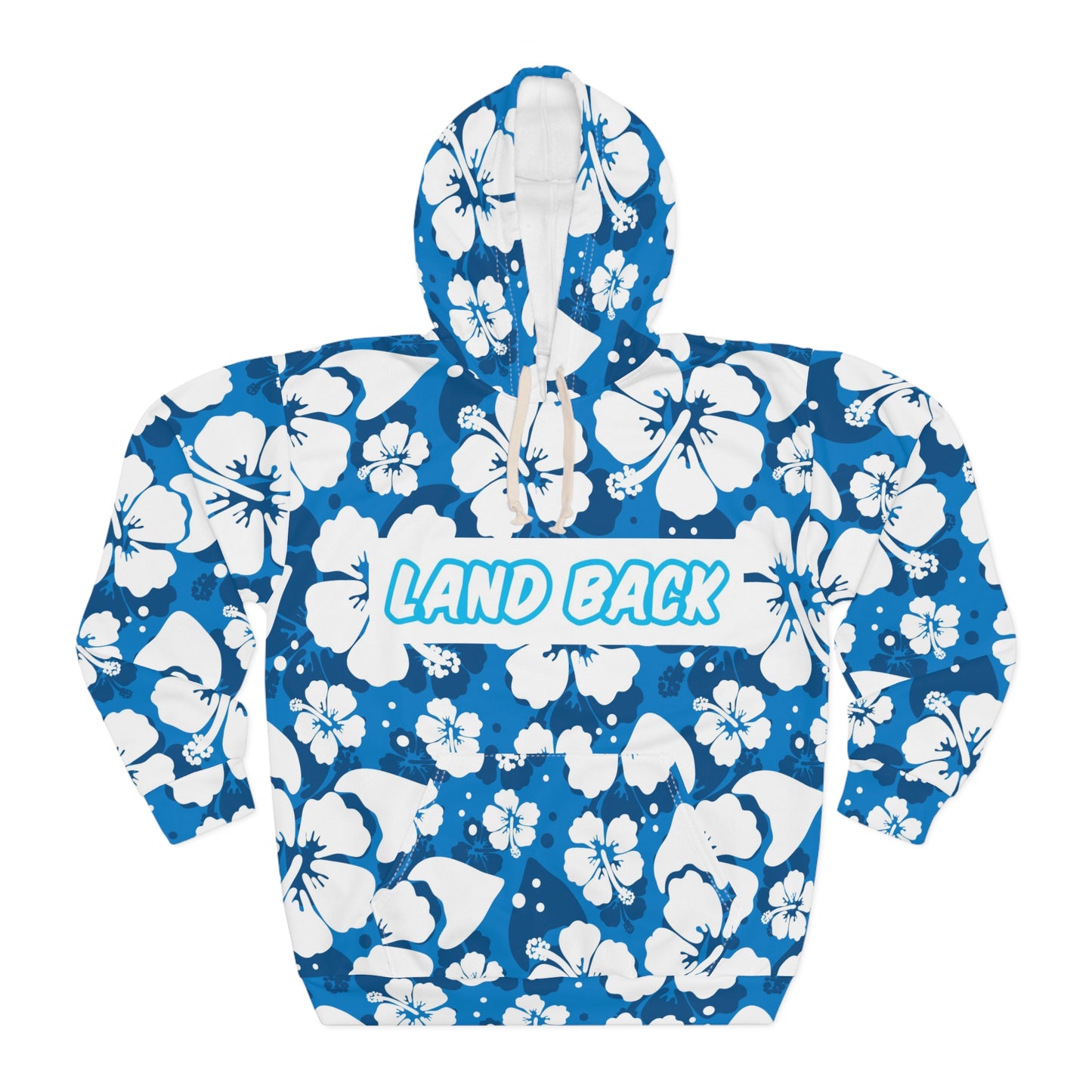 Land Back Tropical Floral Hoodie