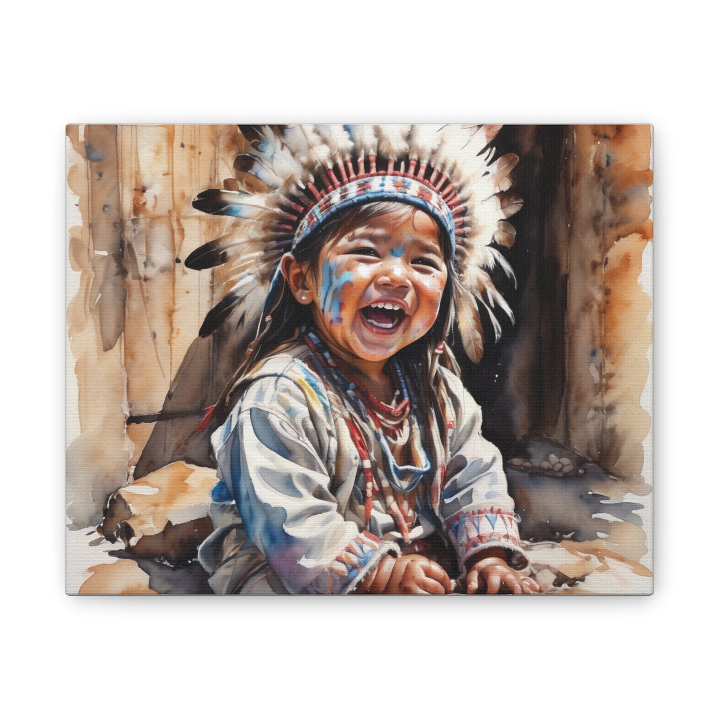 “Happiness” Stretched Canvas