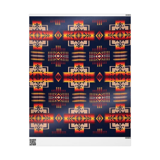 Vibrant Tribal Wrapping Paper