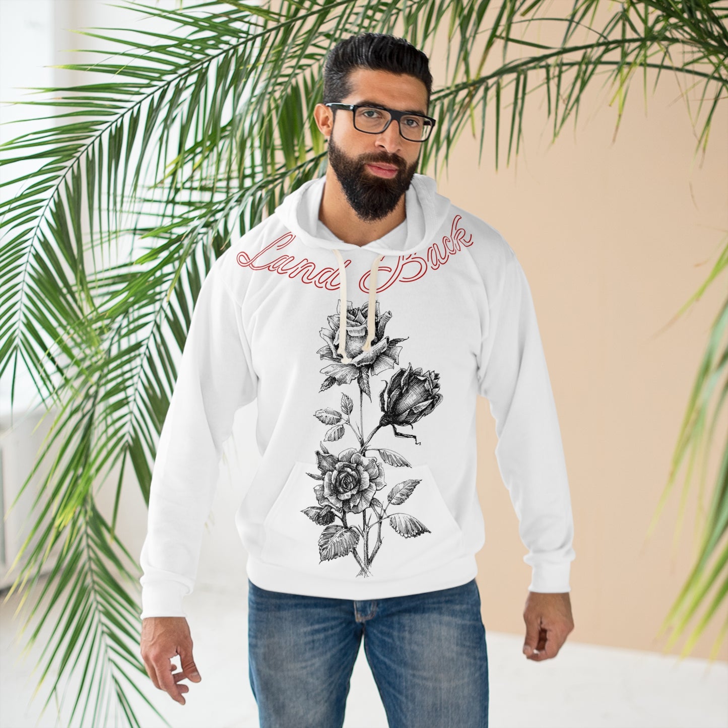 Land Back Rose Hoodie