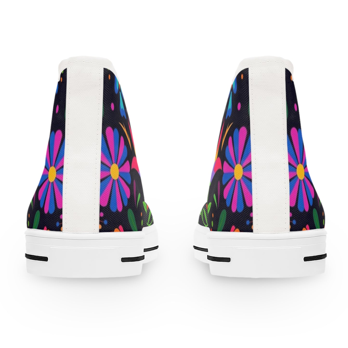 Floral High Top Sneakers