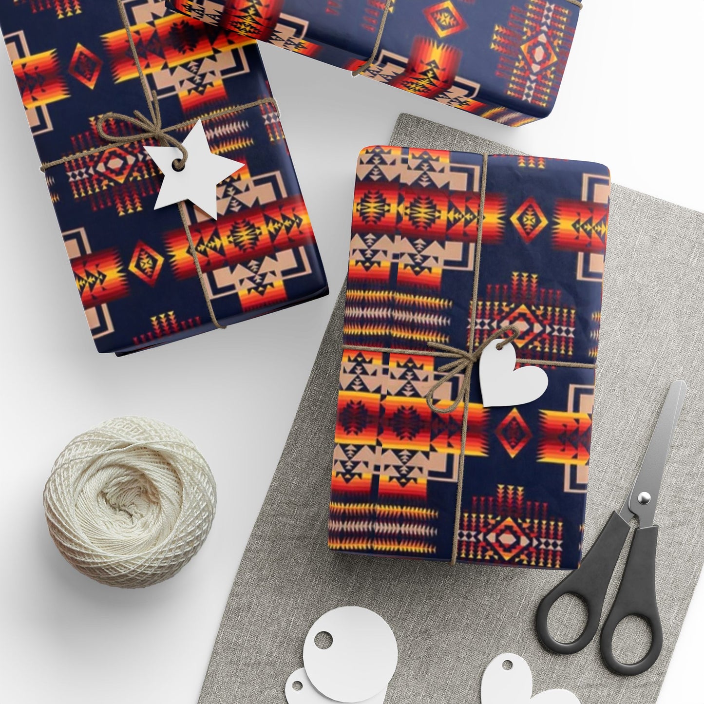 Vibrant Tribal Wrapping Paper