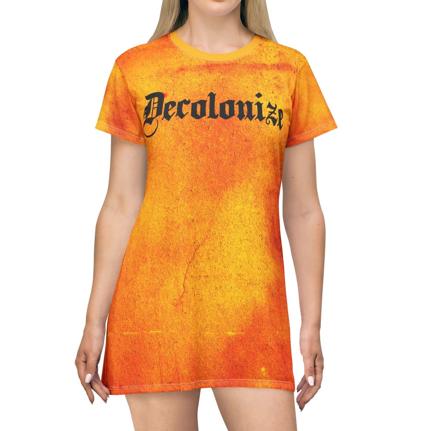 Vibrant Decolonize T-Shirt Dress