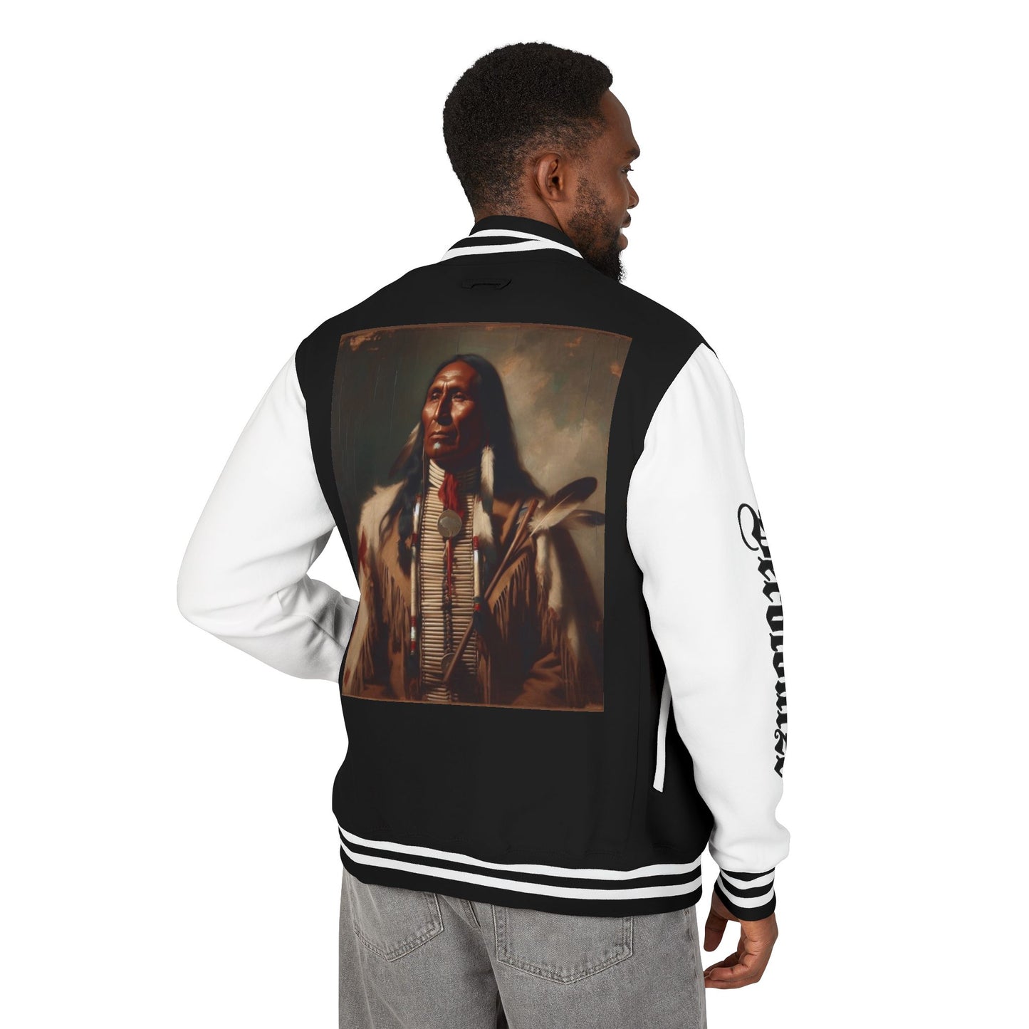 Unisex Decolonize Letterman Jacket