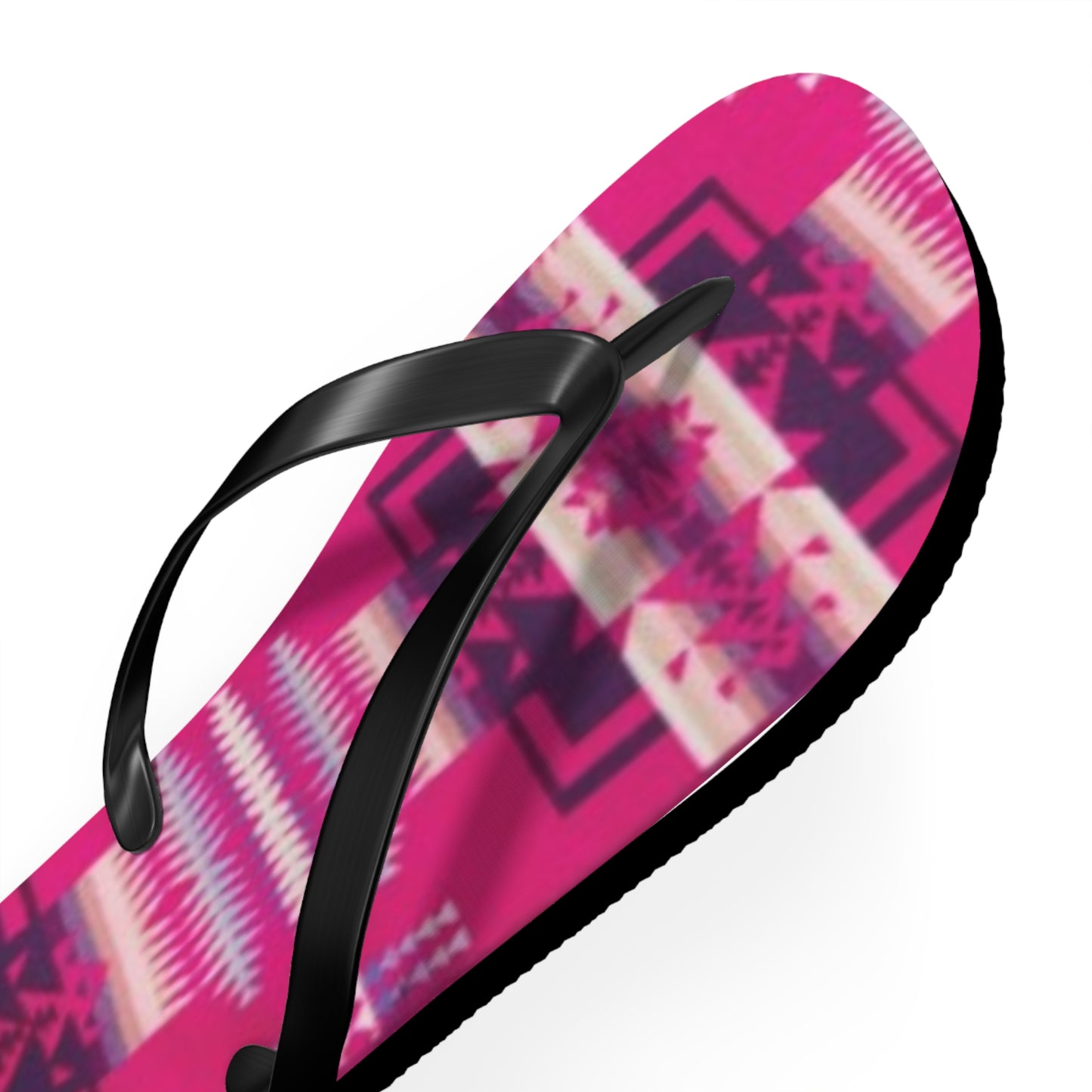 Tribal Print Flip Flops