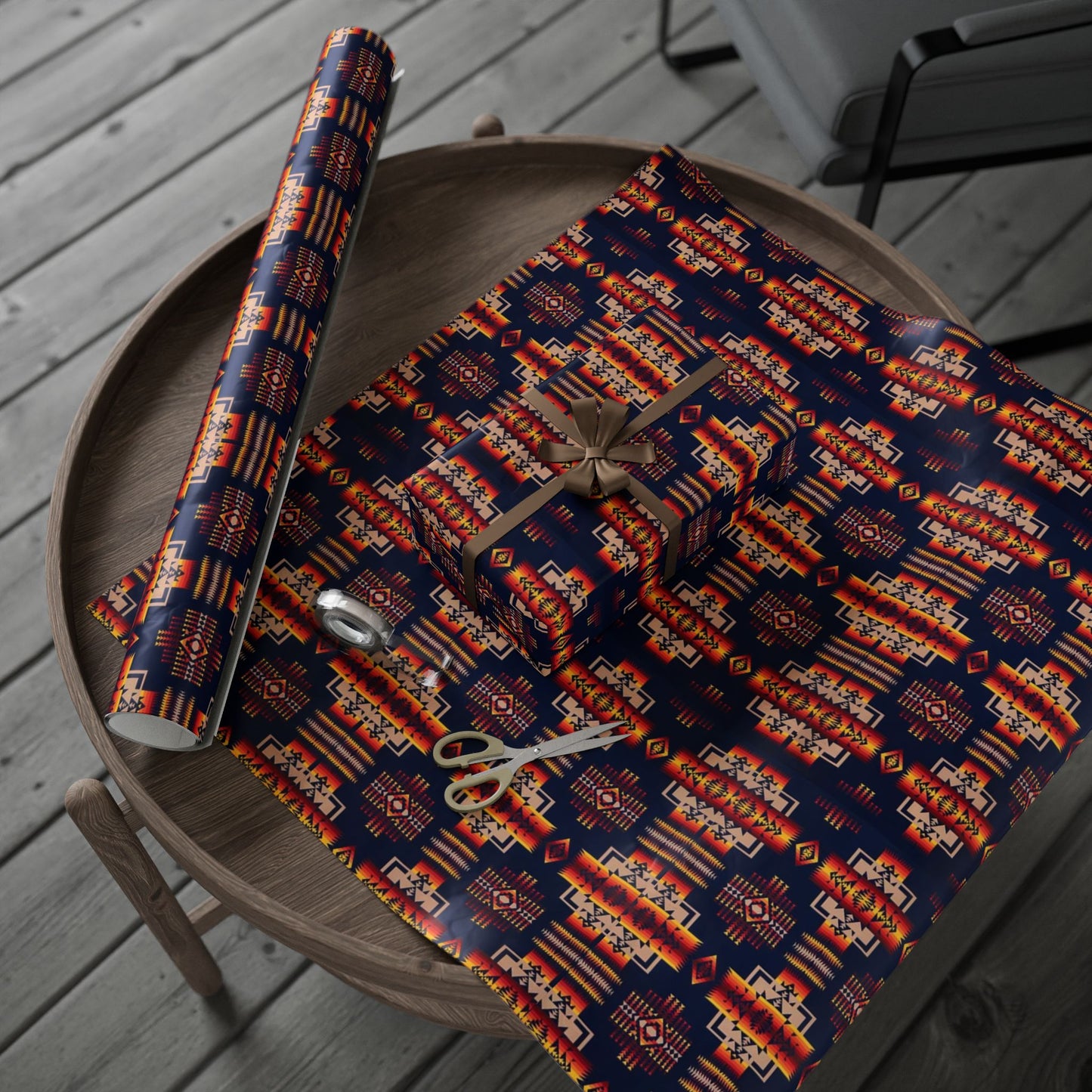 Vibrant Tribal Wrapping Paper