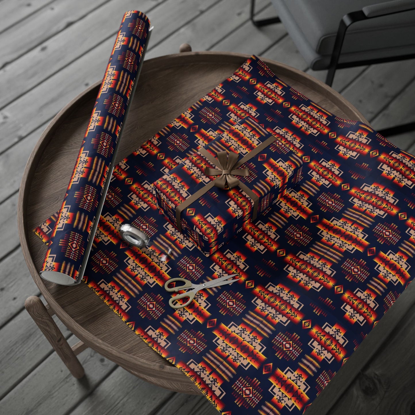 Vibrant Tribal Wrapping Paper