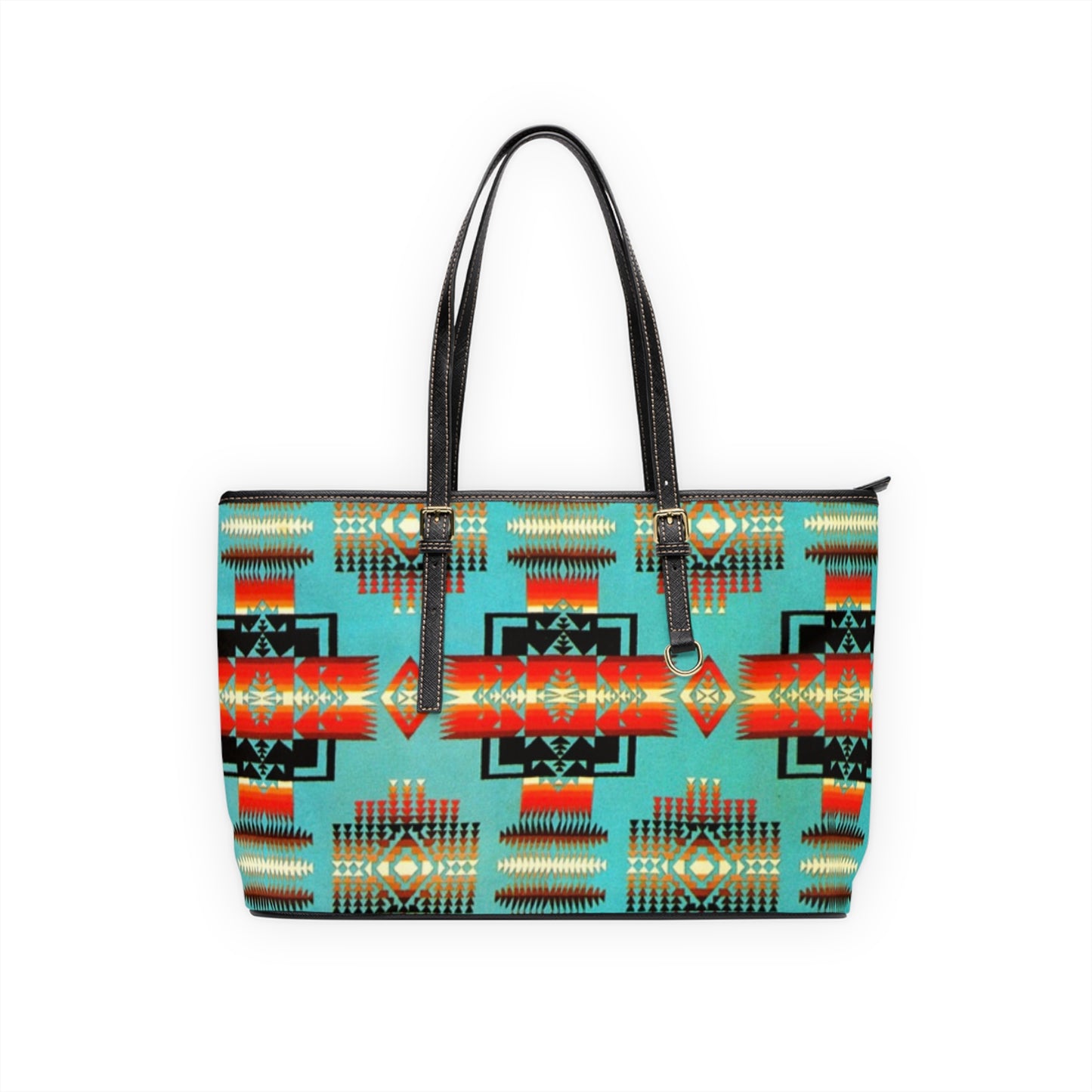 Native Print PU Leather Shoulder Bag