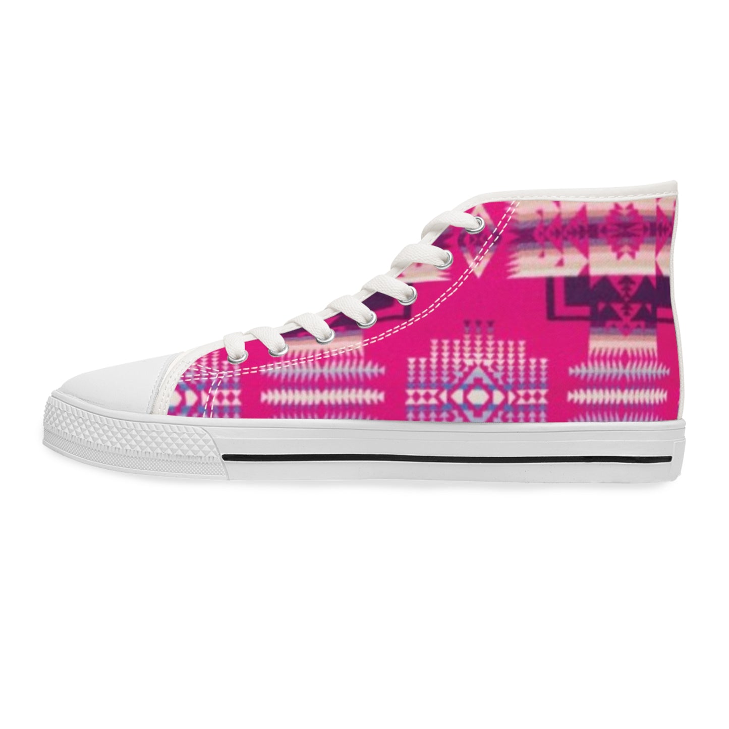 Tribal Print Women’s High Top Sneakers