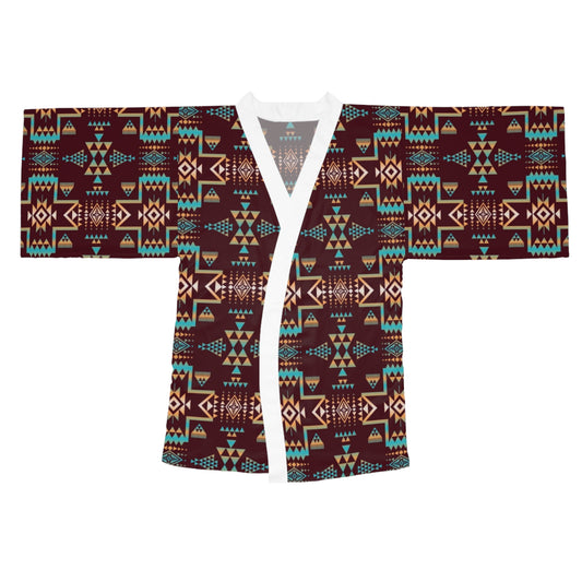 Southwestern Style Kimono Robe – Long Sleeve