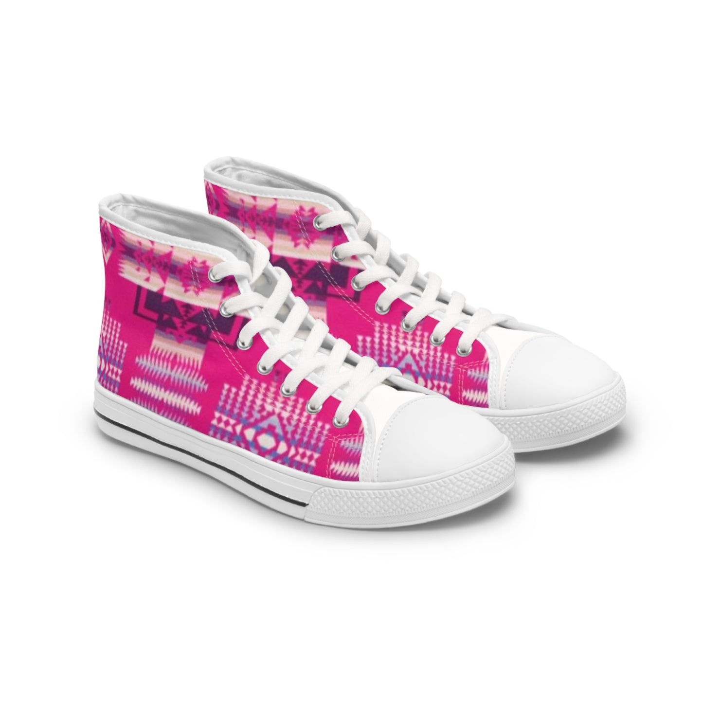 Tribal Print Women’s High Top Sneakers