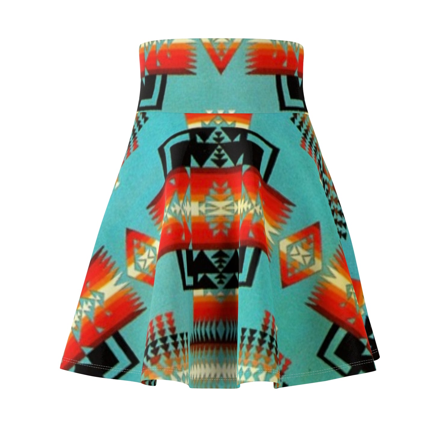 Tribal Print Skater Skirt