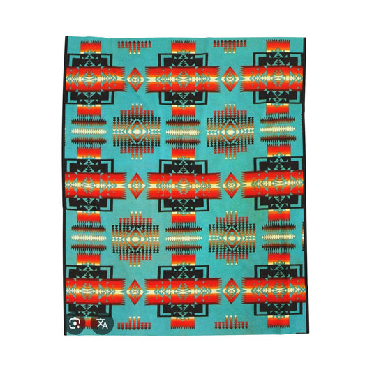 Tribal Print Throw Blanket