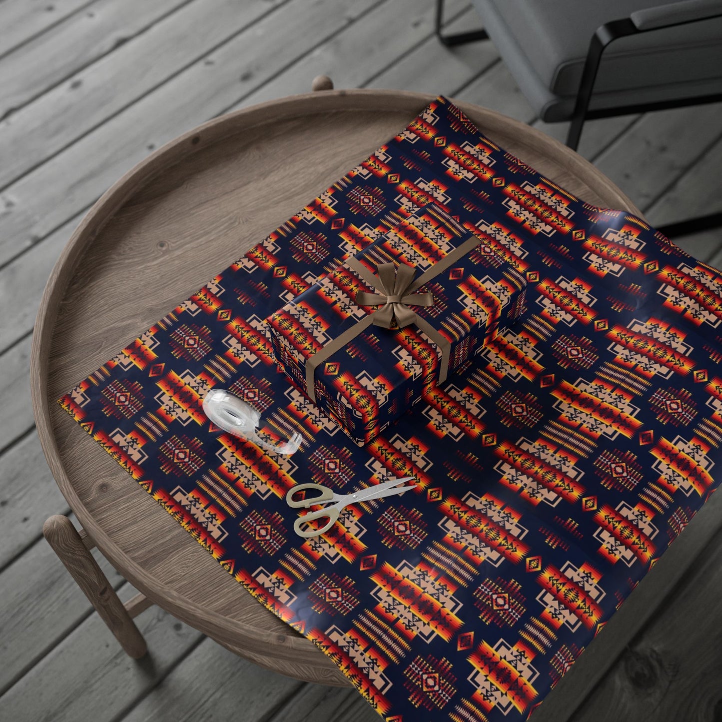 Vibrant Tribal Wrapping Paper