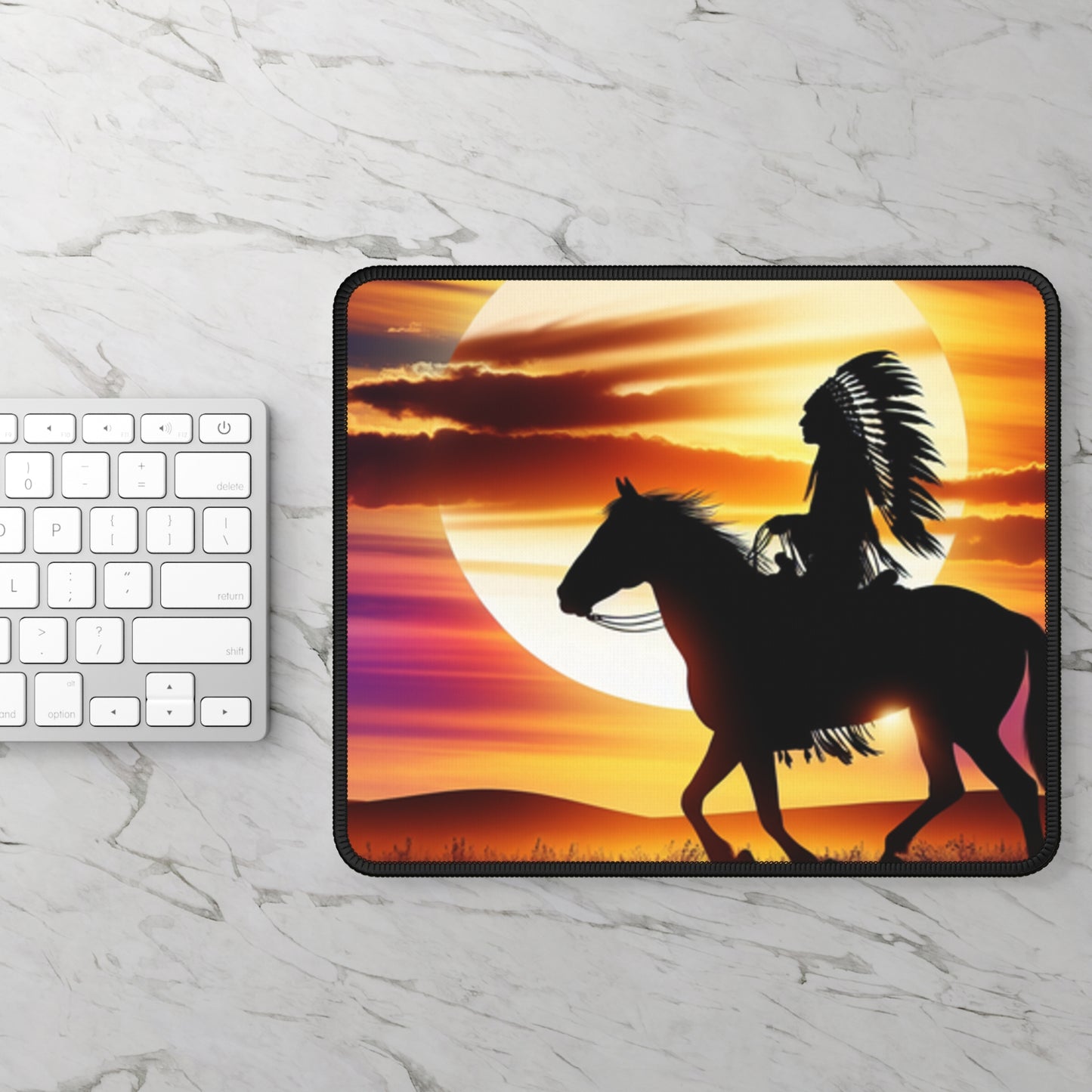Sunset Horse Mouse Pad