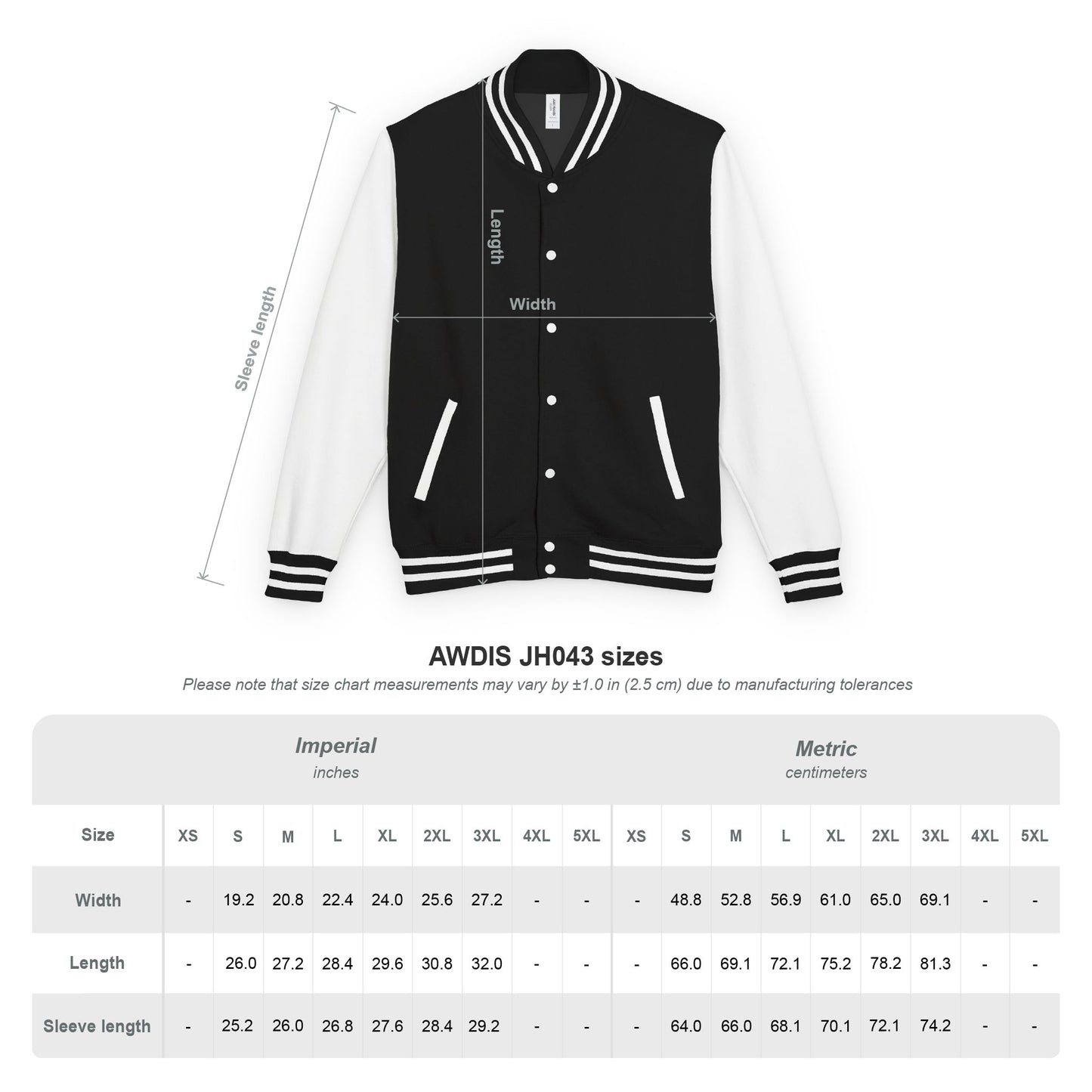 Unisex Decolonize Letterman Jacket