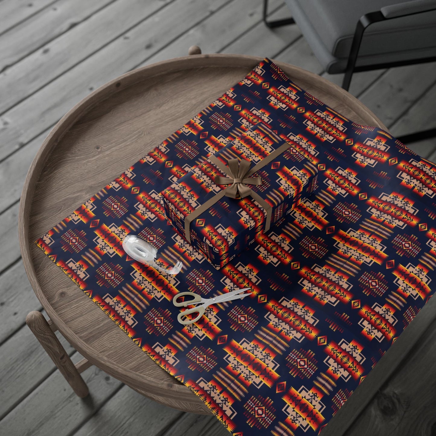 Vibrant Tribal Wrapping Paper