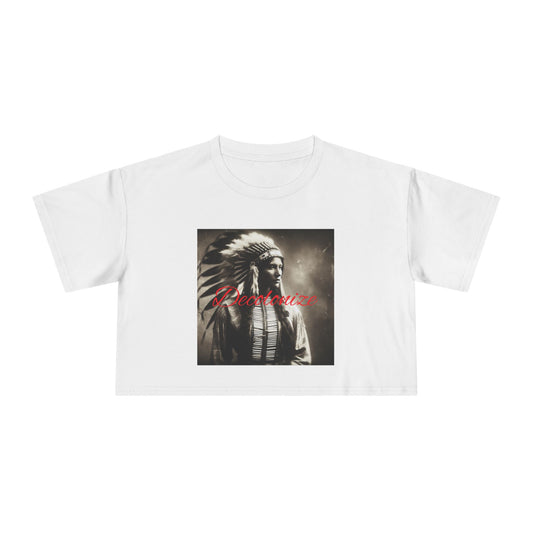 Women's Decolonize Crop Tee
