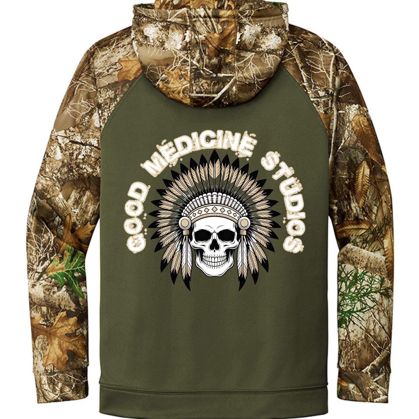 Olive Drab Green/ Realtree Edge - BACK