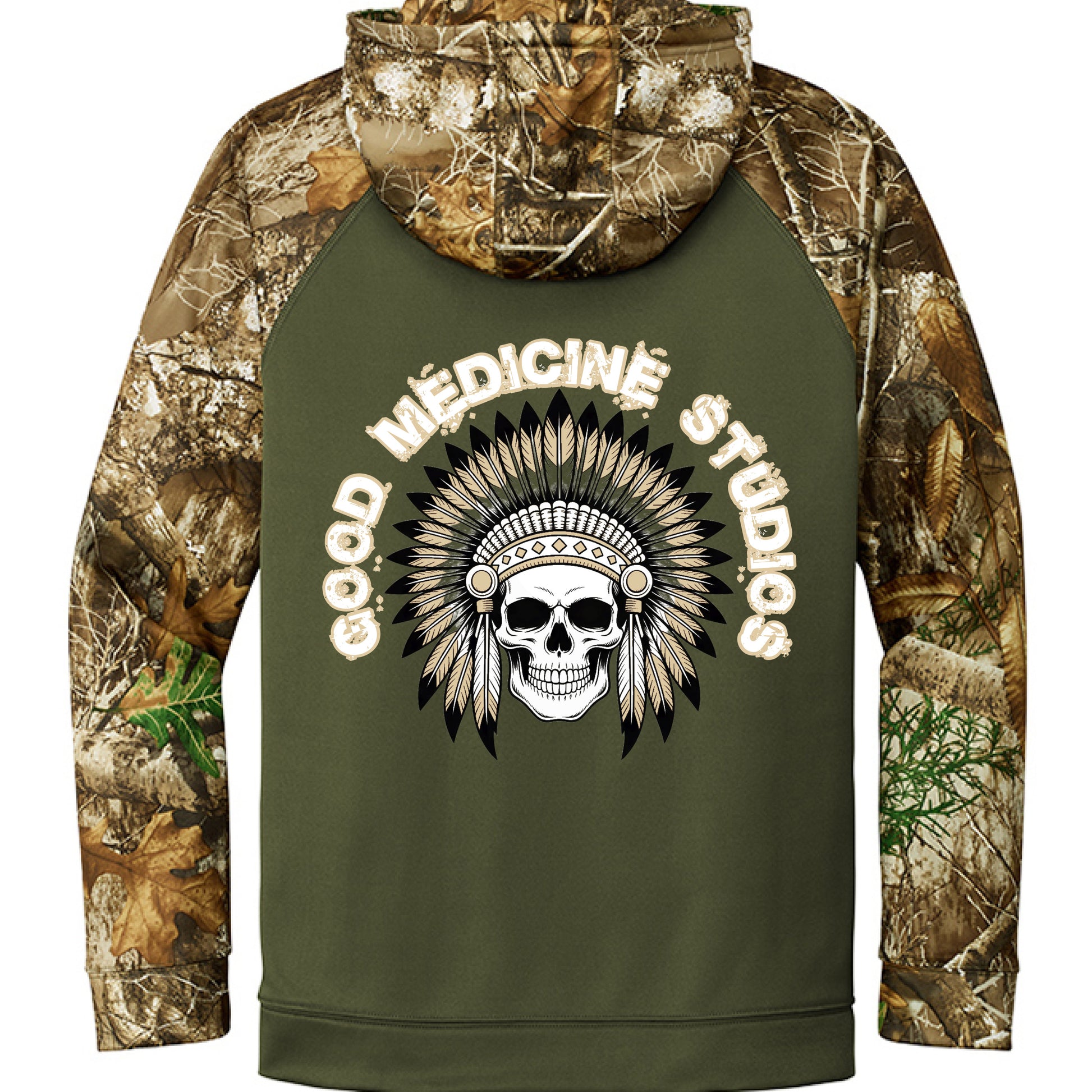 Olive Drab Green/ Realtree Edge - BACK