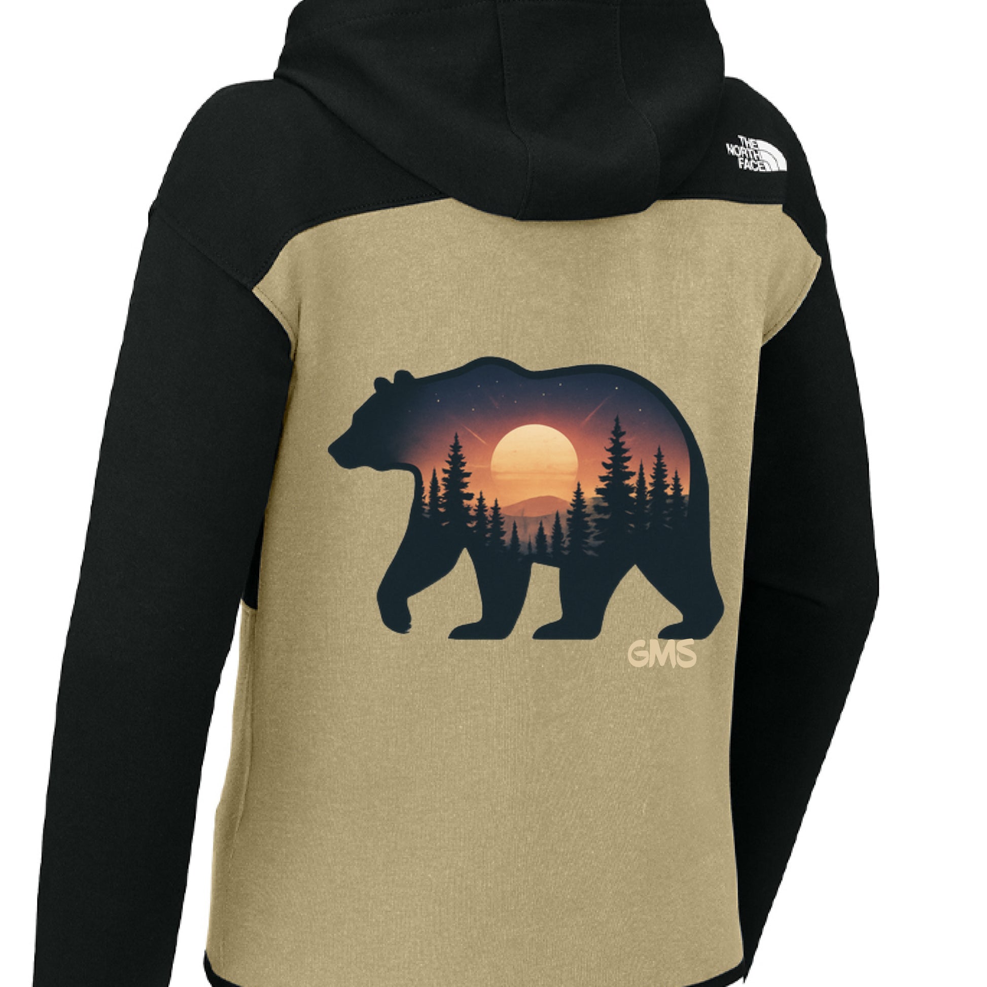 Khaki Stone/ TNF Black - BACK